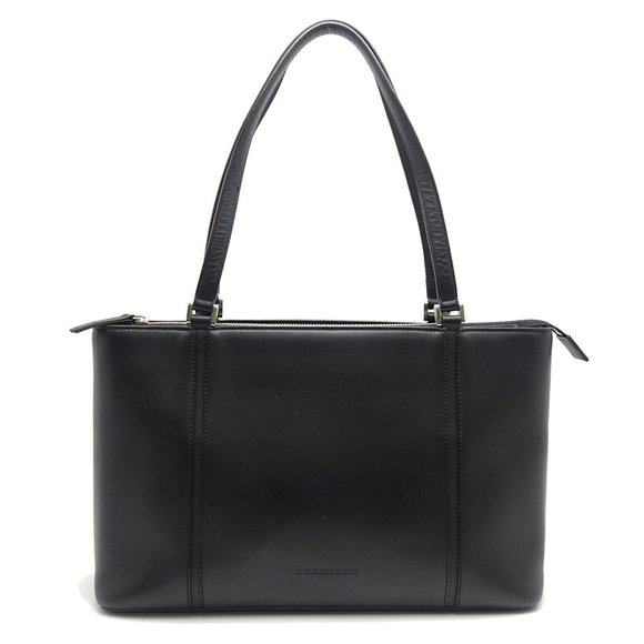 Burberry Handbags - Burberry Tote Bag Leather Black